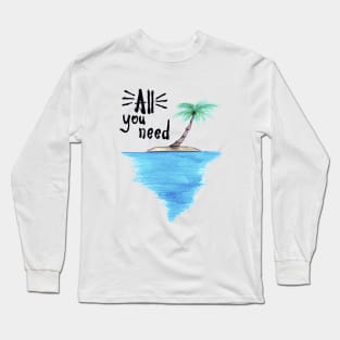 Desert island Long Sleeve T-Shirt